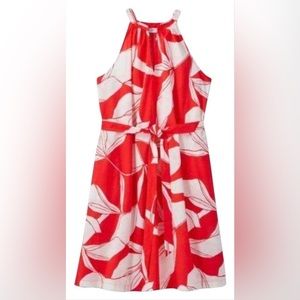 New Day Women's Red and White Dres